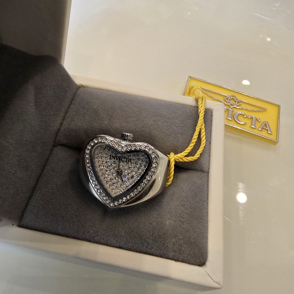 Invicta Angel CZ Watch Ring - Picture 2 of 6